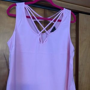 City chic pink tank top